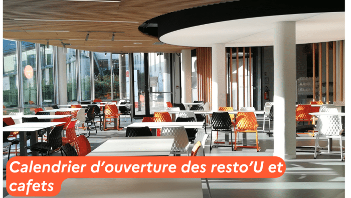 calendrier d ouverture RU et cafets