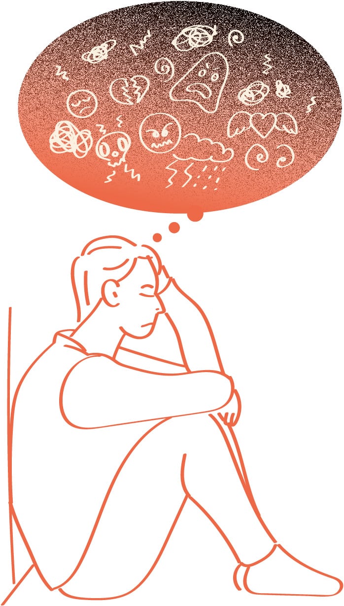 illustration idées suicidaires