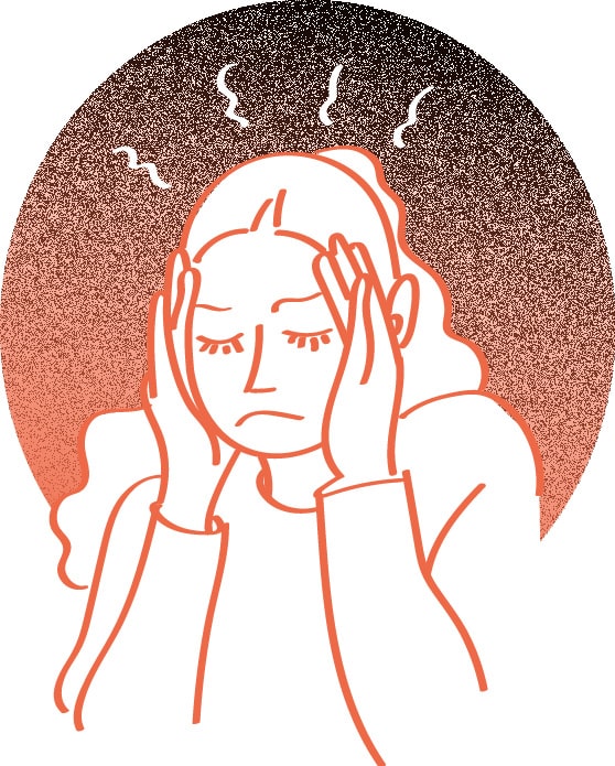 illustration difficultés à effectuer des tâches quotidiennes