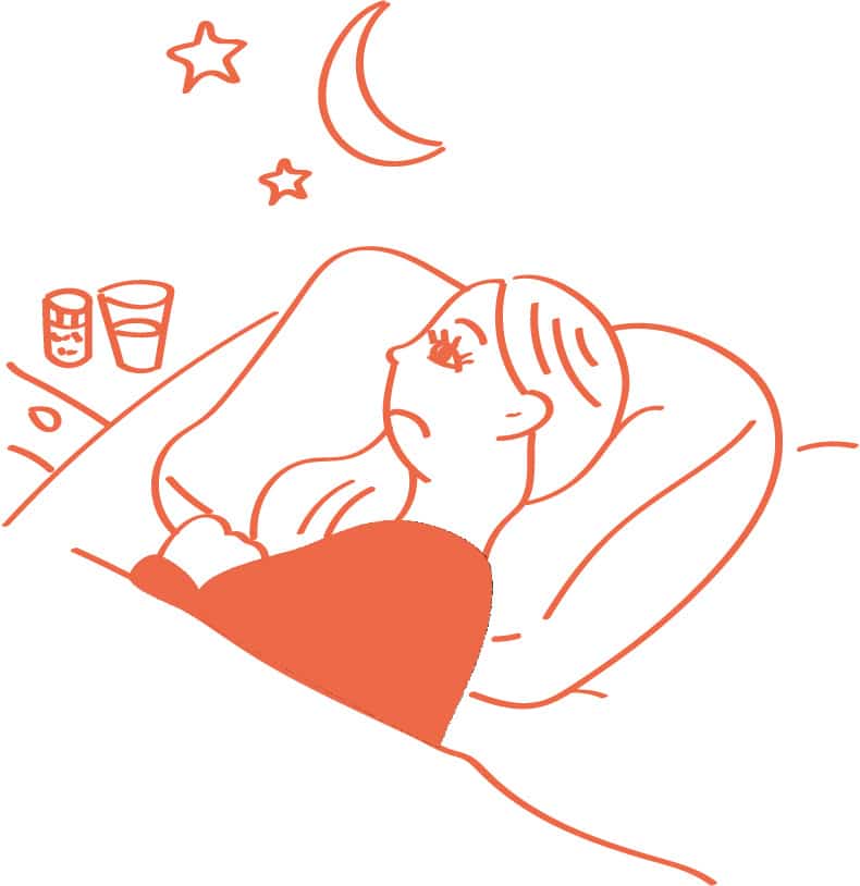 illustration sommeil perturbé